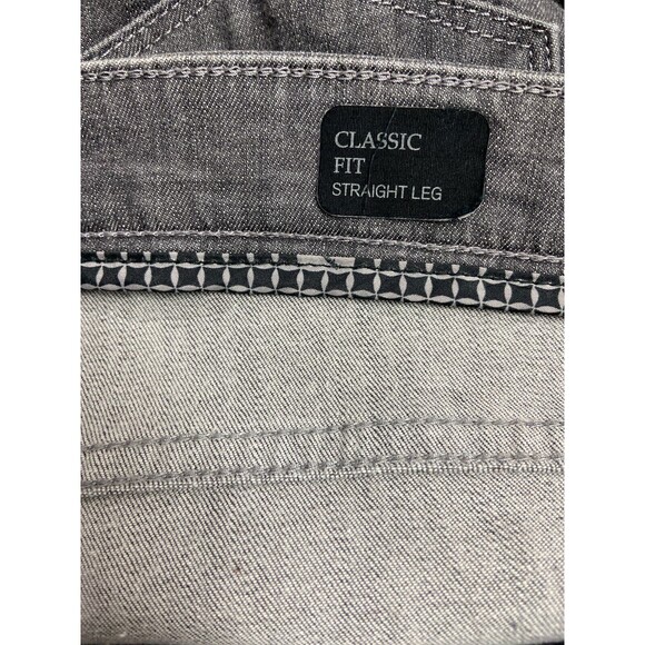 Lee Platinum Label Jeans Petite Womens 12P Grey Straight Leg High Rise Embellish - Picture 6 of 12